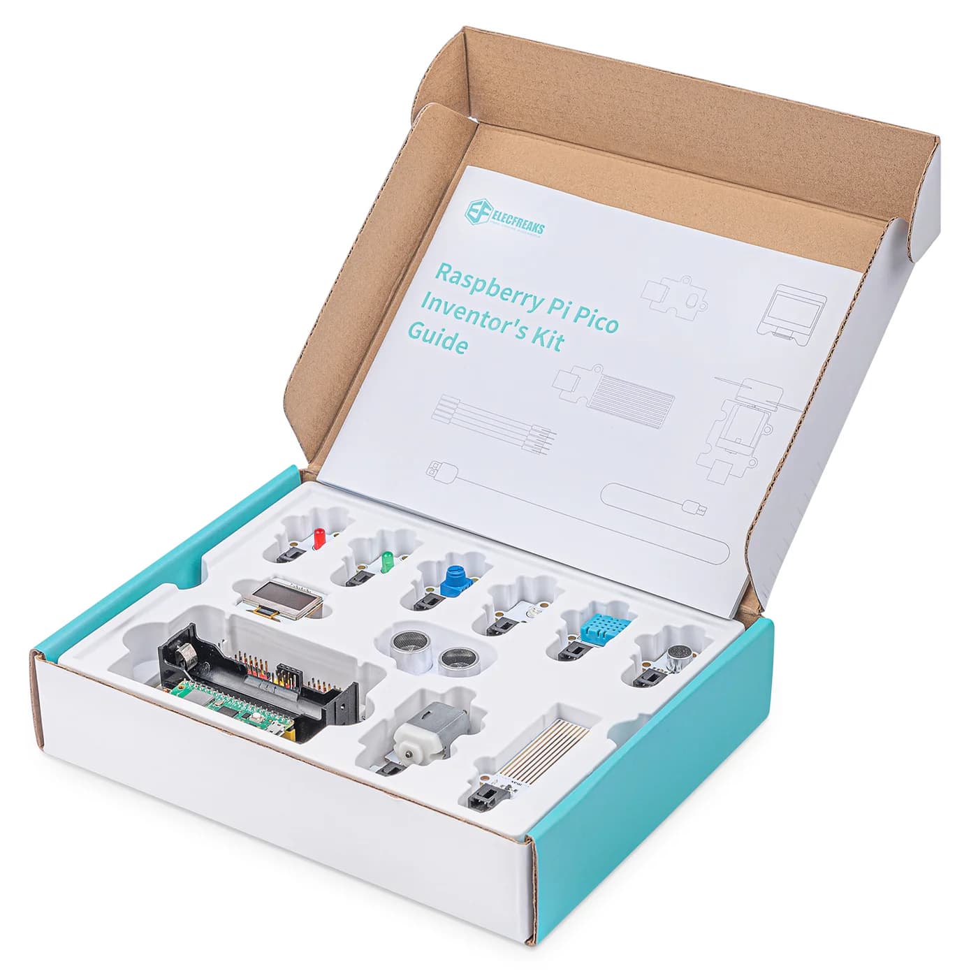 ELECFREAKS Wukong2040 Inventor's Kit for Raspberry Pi Pico