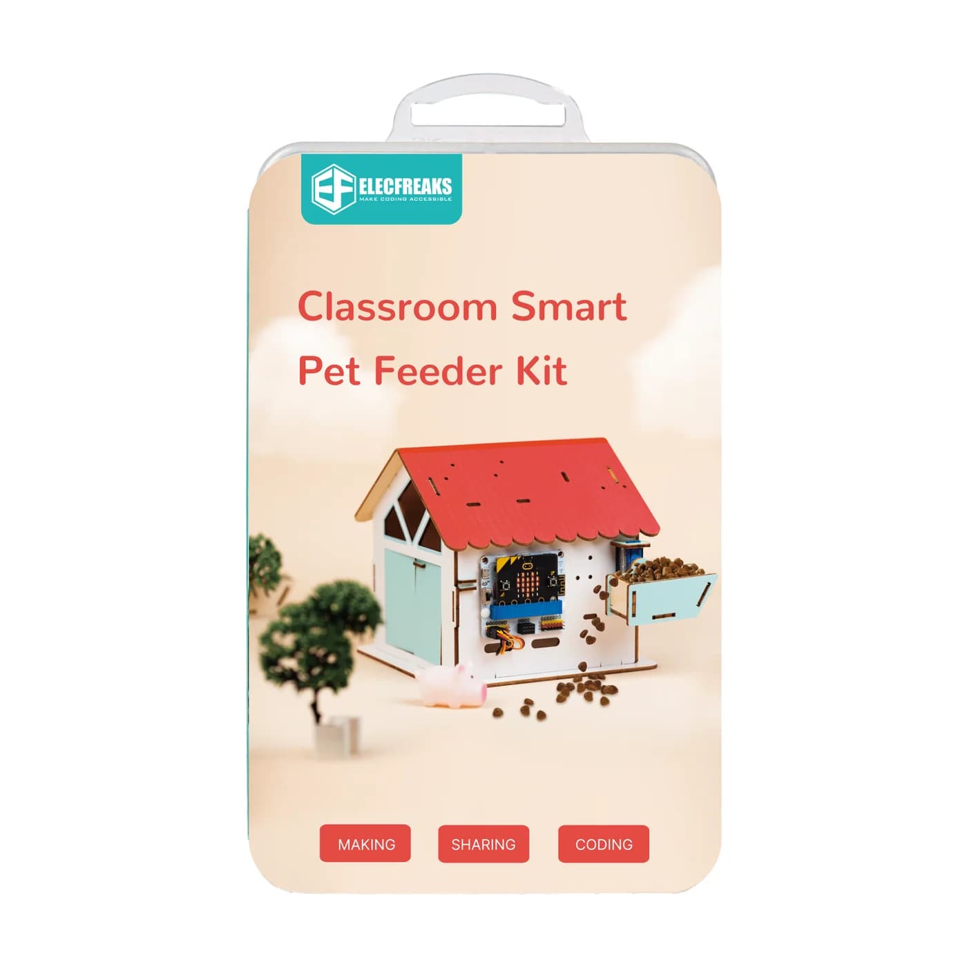 ELECFREAKS Classroom Smart Pet Feeder Kit (Without micro:bit Board)