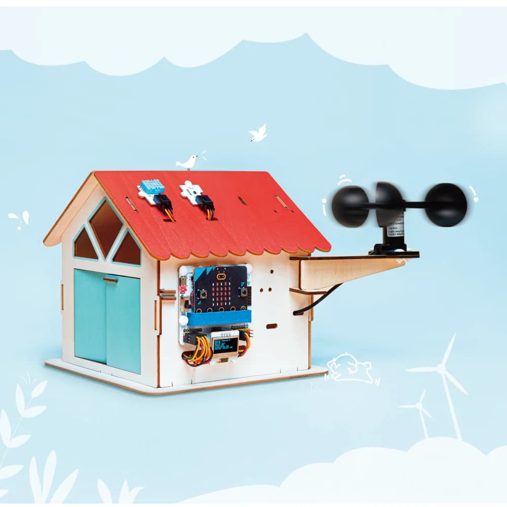 ELECFREAKS micro:bit Smart Climate Kit (Designed Based on micro:bit V2 and IOT:bit Expansion Board)